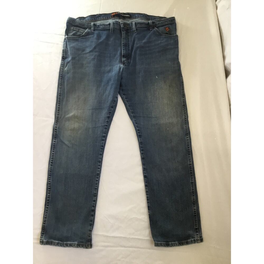 Wrangler FR Flame Resistant Jeans 44x32 Men’s NFPA Workwear Denim #1